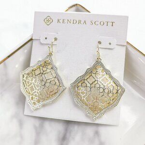 Kendra Scott - Kirsten Gold Filigree Drop Earrings